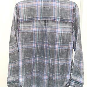 American Eagle grunge button up